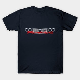 1969 vintage Pontiac Firebird outline grille and emblem T-Shirt